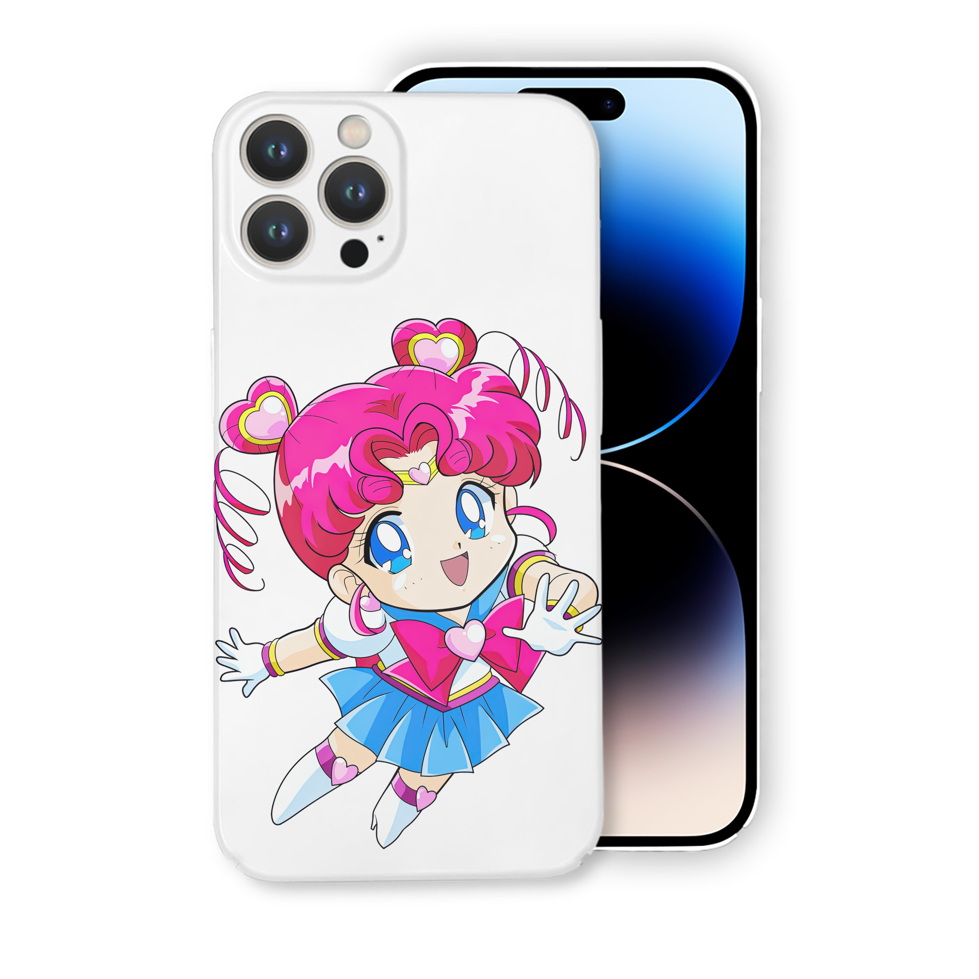 （画像用） 美少女戦士セーラームーン ちびうさ Sailor Moon Chibiusa Tsukino Usagi Small Lady Serenity 【iPhone 14シリーズ対応】ハードケース